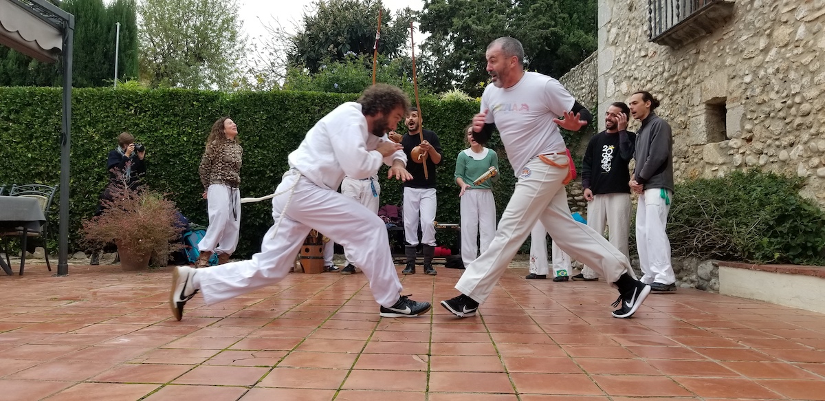 Roda de Capoeira Canigó al Restaurant lasal de Ventalló