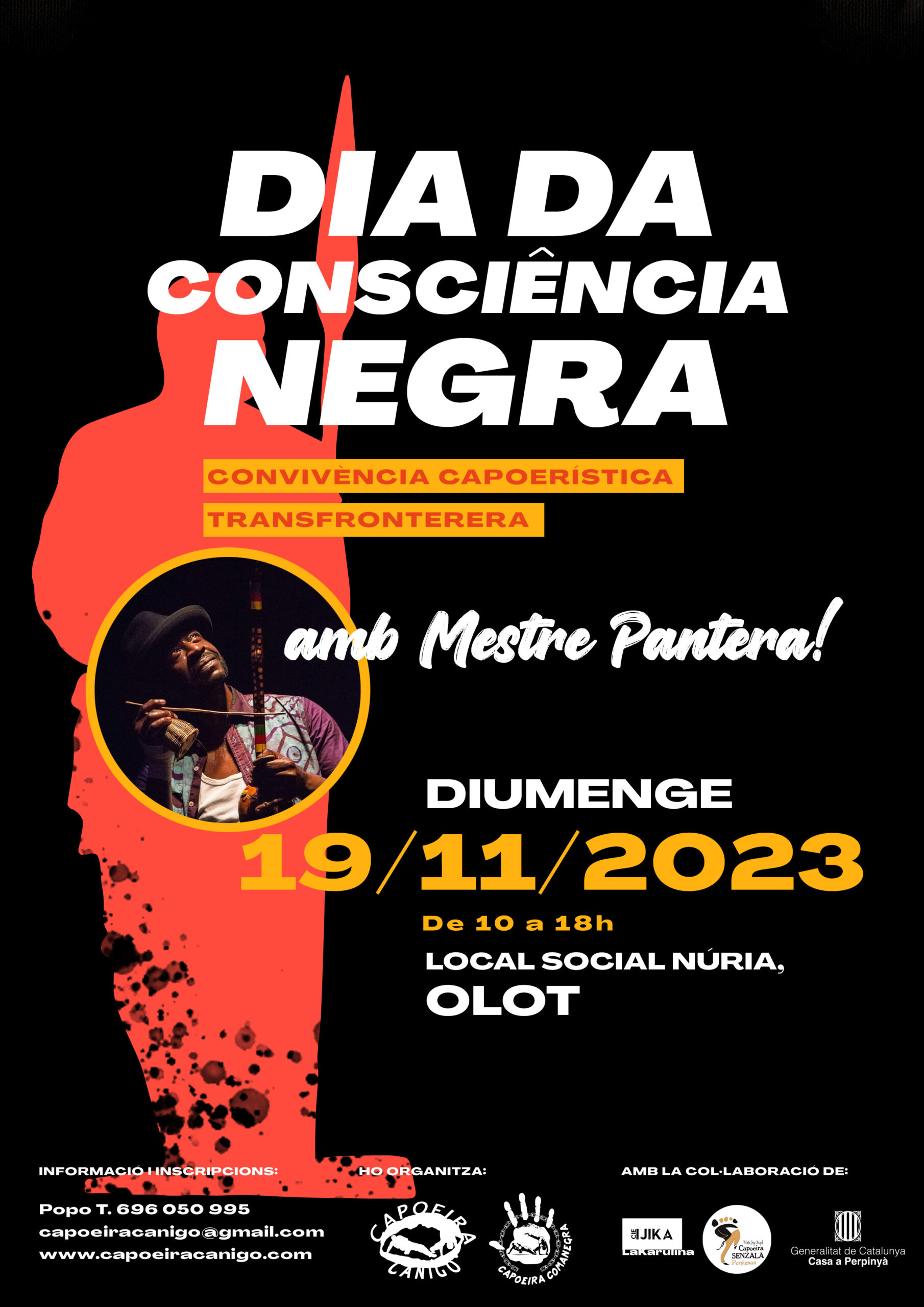Dia de la Consciència Negra Olot amb Mestre Pantera